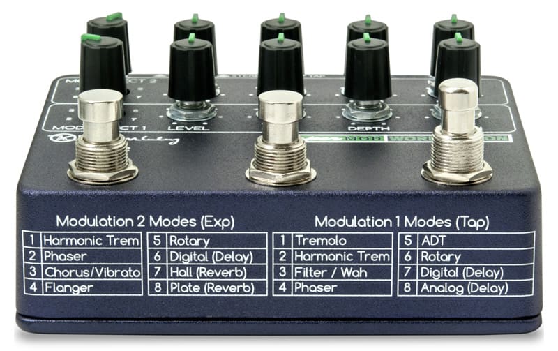 Pedal Keeley Super Mod Workstation Modulaciones con Tap Tempo